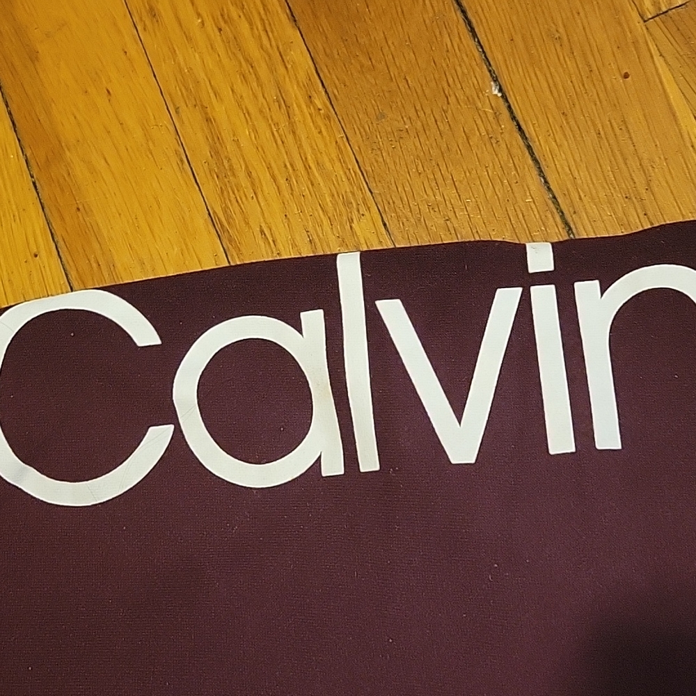 Calvin Klein Burgundy Hoodie Sweatpants Set XS - Picture 4 of 8